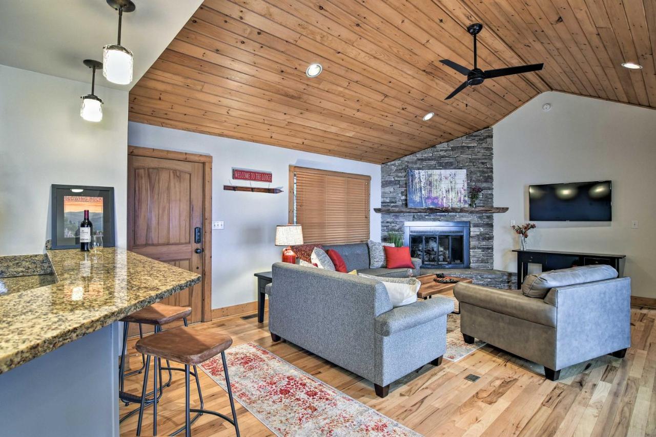 Cabin With Hot Tub And Mountain Views Less Than 5 Mi To Boone Blowing Rock Esterno foto