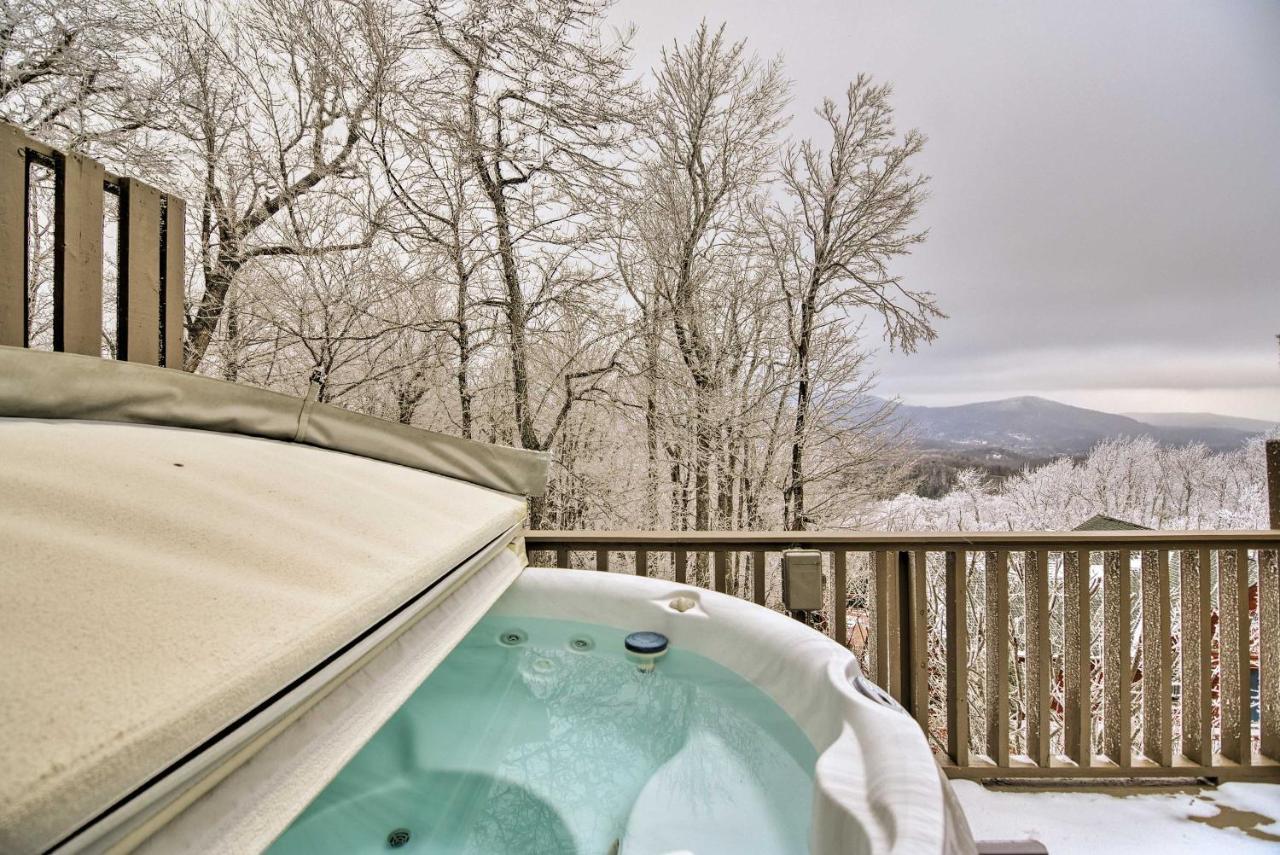 Cabin With Hot Tub And Mountain Views Less Than 5 Mi To Boone Blowing Rock Esterno foto